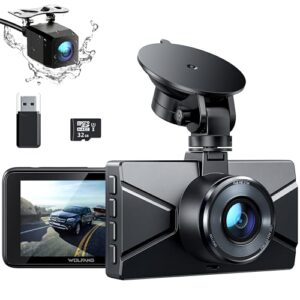 WOLFANG Dash Cam Front and Rear 2.5K