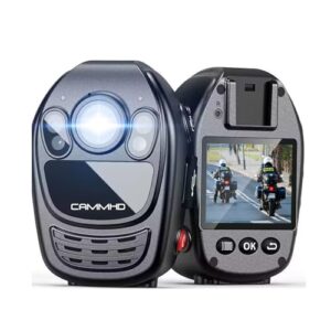 CAMMHD YX1 1440P/2K HD Body Camera with Audio and Video Recording Body Cam for Security with Extended Storage Design for Law Enforcement with Night Vision(No Card Included)