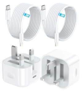2 Pack Apple Foldable Charger and Lightning Cable