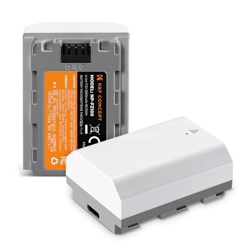 K&F Concept 2-Pack 2600mAh NP-FZ100 Battery