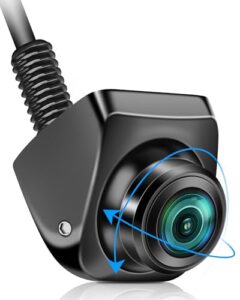 Vtopek Reversing Camera AHD 1080P/720P/CVBS/PAL 360° Rotatable Reverse Camera Front/Rear View Camera Universal 12-24V Car Rear Parking Camera for Car Van SUV Fit Most RCA Monitor 170° Wide Angle