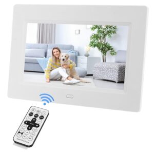 Ysguyyz 7-inch HD IPS Digital Photo Frame - 1080P Video Playback