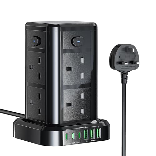 Tower Extension Lead with USB C Slots