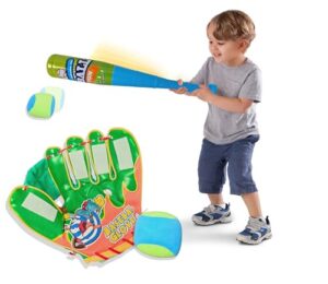 sobebear Kids Baseball Toy Set Durable Portable With Plastic Bat