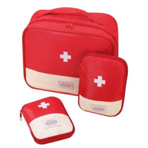 3 Pcs First Aid Bag Empty