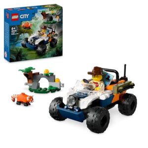 LEGO City Jungle Explorer ATV Red Panda Mission Vehicle Building Toy for 6 Plus Year Old Kids