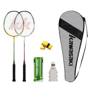 Kawasaki Badminton Racket Set of 2