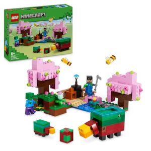 LEGO Minecraft The Cherry Blossom Garden Toy for 8 Plus Year Old Boys & Girls