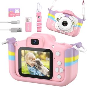 Kids Camera with 32GB Card 1080P HD Video Camera for Children