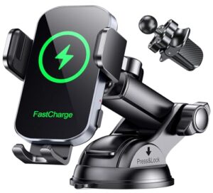 Glangeh Car Phone Holder Wireless Charger