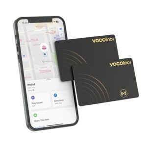 VOCOlinc 2 Pack Wallet Tracker Card