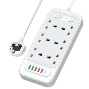 AUNNO Extension Lead with USB Slots