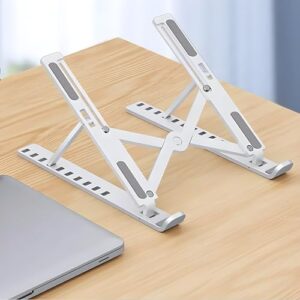 PHANT Laptop Stand Adjusable Portable Foldable Multi- Angle desk Stand Anti-Slip Students Office Professional use IPad Laptop 9 to17 Inchs