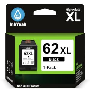 Inkyeah 62 Black Ink Cartridge XL