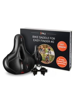 PAJ GPS Bike saddle with mount and Cloud Comfort technology - suitable in conjunction with the EASY FINDER 4G (not included) as GPS tracker for bicycles