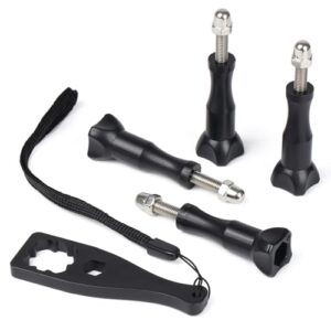 HSU 4Pcs Longer Thumbscrew for GoPro