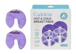 Cubble Hot and Cold Reusable Breast Pads with Removable Cover