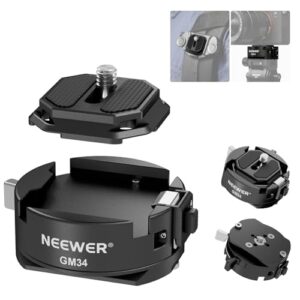 NEEWER GM34 Camera Quick Release Plate Kit