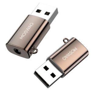 MOSWAG USB to 3.5mm Jack Audio Adapter