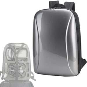 Honbobo Avata 2 Backpack Compatible with DJI Avata 2/DJI Goggles 3/DJI RC Motion 3/DJI FPV Remote Controller 3 Carrying Case Shoulder Bag (Metallic Gray)