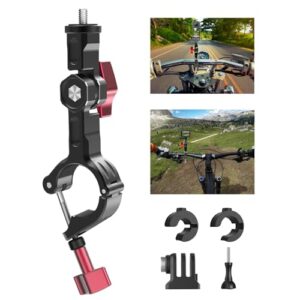 UNSTINCER Action Camera Handlebar Mount for 7-35mm Pole