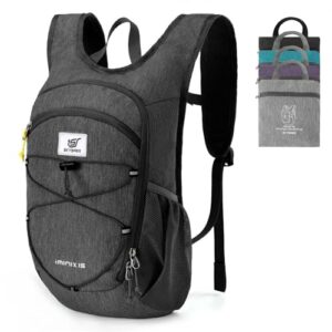 SKYSPER 15L Hiking Backpack Lightweight Foldable Daypack with Chest Strap Small Travel Rucksack for Women Men Packable Folding Bagpack for Travelling