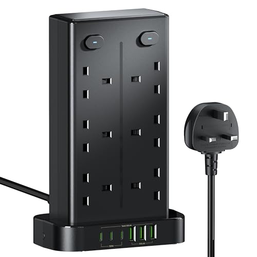 Tower Extension Lead with USB C Slots