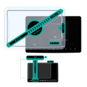 ESR Center Console and Rear Touchscreen Tempered-Glass Screen Protector for Tesla Model 3 Highland (2024)