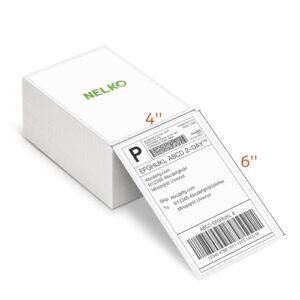 Thermal Direct Shipping Label (Pack of 500 4x6 Fan-Fold Labels)