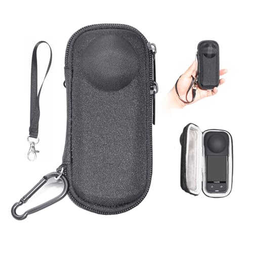 Fotoleey Portable Protective Case for Insta360 X4 Hard Shell with Lanyard