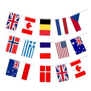 D Day 80th Anniversary Flag Banner Decorations