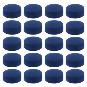 LT Easiyl 50PCS 9mm Blue Cue Tips Pool Billiard Replacement Tips Leather Snooker Pool Cue Tips for Billiard Cues Pool Cues and Snooke