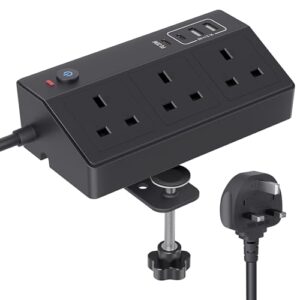 Desk Power Socket with USB C Slots