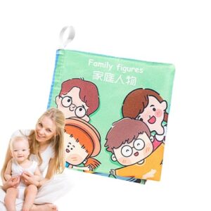 dzqad Crinkle Books For Babies | Animal Crinkle Soft Sensory Book For Babies | Crinkle Books With Sound