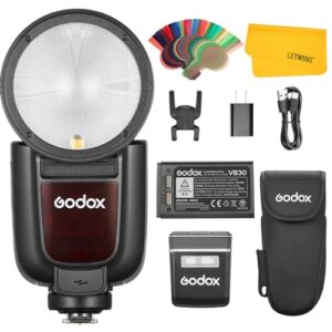 GODOX V1 Pro S V1Pro S Round Head Camera Flash Speedlite Compatible for Sony