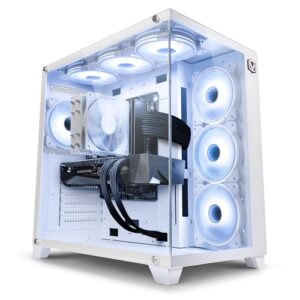 VIBOX VII-131 PC Gamer - Intel i7 14700F Processor 5.4GHz - Nvidia RTX 4070 Super OC 12GB Graphics Card - 32GB RAM - 1TB NVMe SSD - 850W PSU - Windows 11 - WiFi