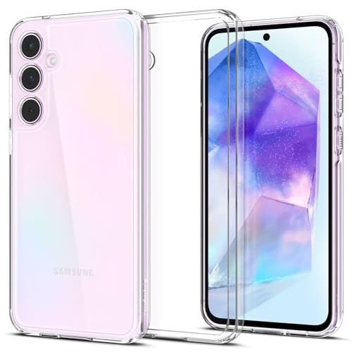 Spigen Ultra Hybrid Phone Case Compatible with Samsung Galaxy A55 5G - Crystal Clea