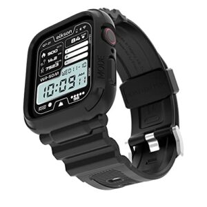elkson Made for Apple Watch Band 45mm 44mm Bumper Case