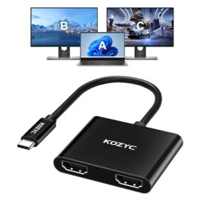USB C to Dual HDMI Adapter 4K@60hz