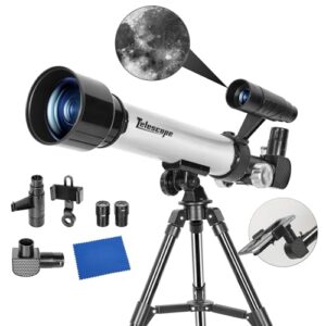 BQKOZFIN 50mm Astronomical Telescope for Kids