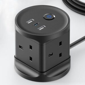 Cube Extension Lead with USB Slots