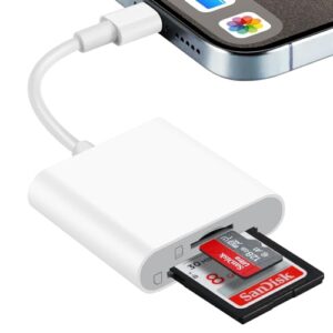 Omivine SD Card Reader for iPhone iPad