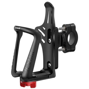 Lamicall Bike Water Bottle Holder - [Fit 1.9-2.8" Diameter Bottle] [For Handlebar & Frame] Motorcycle Cup Holder with Quick-Adjust Knob