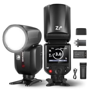 NEEWER Z2-S 2.4G TTL Round Head Flash Speedlite for Sony