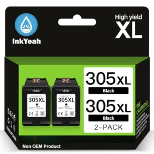 INKYEAH 305 Black Ink Cartridge XL