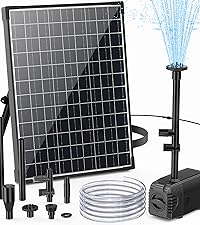 garden fountain solar powered