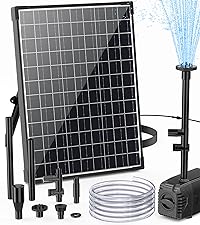 garden fountain solar powered