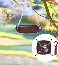 Leather Hanging Bird Feeder