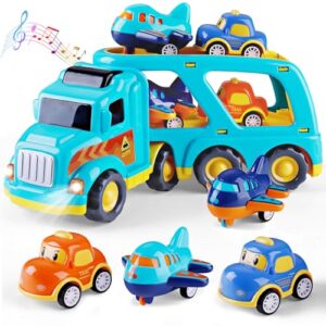 SHAWE 5 IN 1 Toys Cars for 3 4 5 6 Years Old Toddlers Boys Girls Gifts