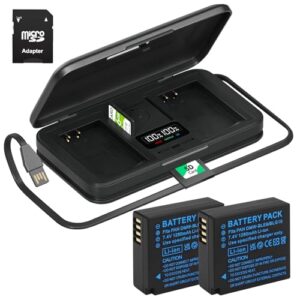 Palogreen DMW-BLE9 / DMW-BLG10 battery with charger for Panasonic Lumix DMC GF3
